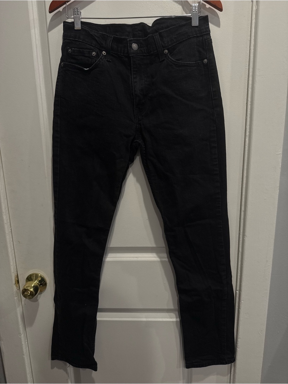 Men's Skinny Black Jeans - Slim Fit